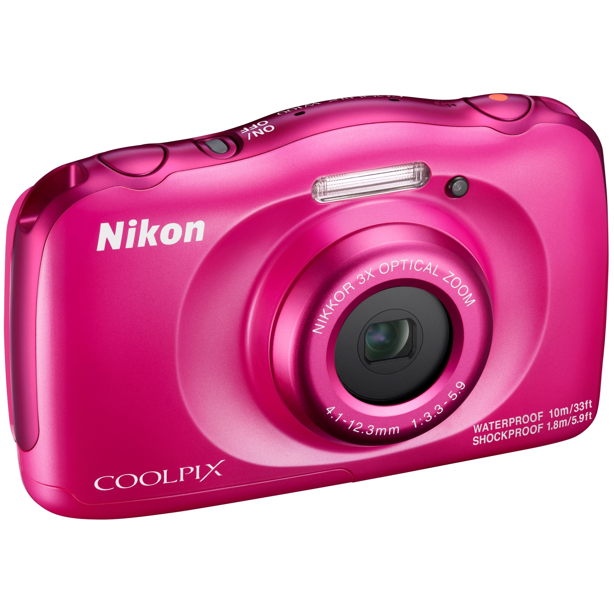 Nikon CoolPix W100 kompakt kamera - pink - Digital & vandtæt ...