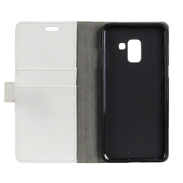 Wallet 2-kort til Samsung Galaxy A8 Plus 2018 (SM-A730F)  - hvid
