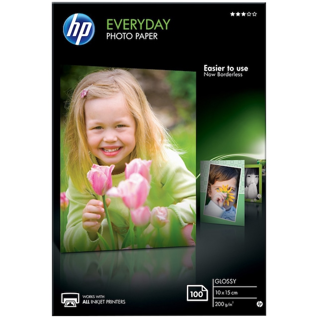 HP Everyday fotopapir 10x15 cm - 100 ark