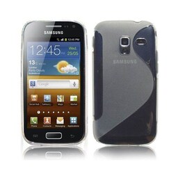 S-Line Silicone Cover til Samsung Galaxy Ace 2 (GT-i8160) : farve - Grå