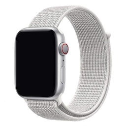 Apple Watch 42mm Nylon armbånd - Summit White