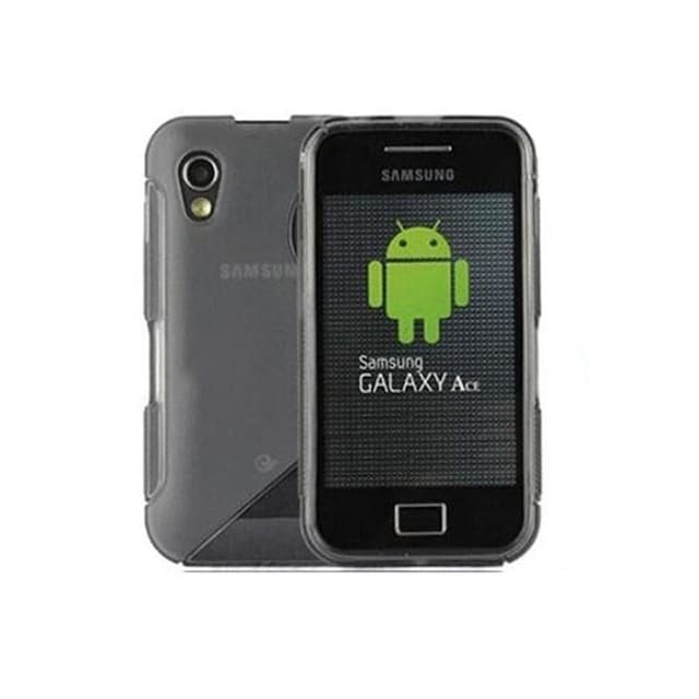 S-Line Silicone Cover til Samsung Galaxy Ace (GT-s5830) : farve - Grå