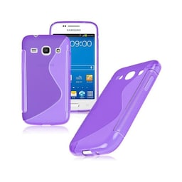 S-Line Silicone Cover til Samsung Galaxy Core Plus (SM-G3500) : farve - lilla