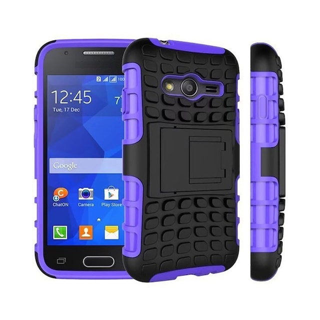 Stødfast Cover med stativ Samsung Galaxy Trend 2 (SM-G313H) : farve - lilla