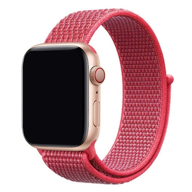 Apple Watch 42mm Nylon armbånd - Hibiscus