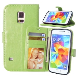 Wallet 3-kort til Samsung Galaxy S5 (SM-G900F)  - grøn