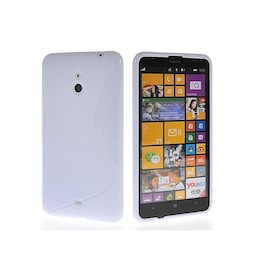 S-Line Silicone Cover til Nokia Lumia 1320 (RM-996) : farve - hvid