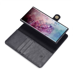 DG-Ming Wallet 2i1 til Samsung Galaxy Note 10 (SM-N970F)  - sort