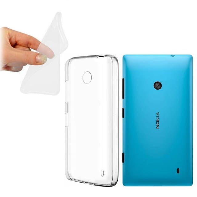 Silikone cover transparent Nokia Lumia 520/525 (RM915)