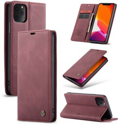 CaseMe Smart Magnet FlipCase Apple iPhone 11 Pro Max (6,5 ")  - bordea