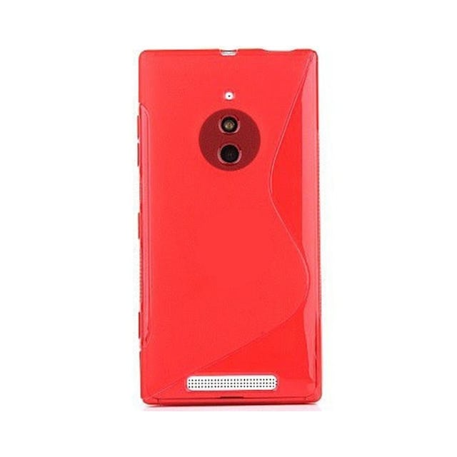 S-Line Silicone Cover til Nokia Lumia 830 (RM-984) : farve - rød
