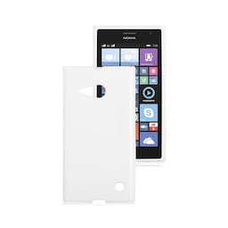 S-Line Silicone Cover til Nokia Lumia 730/735 (RM-1040) : farve - hvid