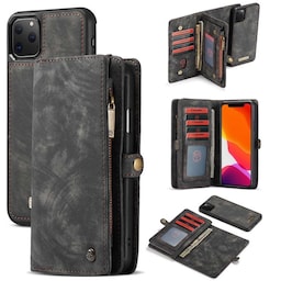 CaseMe Wallet 11-kort Apple iPhone 11 Pro (5.8 ")  - Sort / Grå