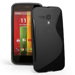 S-Line Silicone Cover til Motorola Moto G (XT1032) : farve - sort
