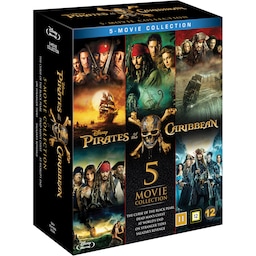 Pirates of the Caribbean - 5 Film boks - Blu-ray