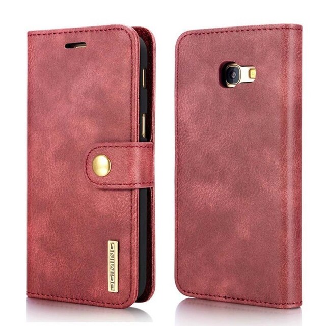 DG-Ming Wallet 2i1 til Samsung Galaxy J4 Plus (SM-J415F)  - rød