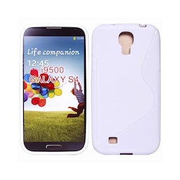 S-Line Silicone Cover til Samsung Galaxy S4 (GT-i9500) : farve - hvid