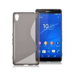 S-Line Silicone Cover til Sony Xperia Z1 (c6903) : farve - røget