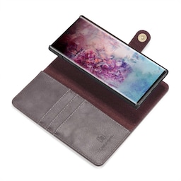 DG-Ming Wallet 2i1 til Samsung Galaxy Note 10 Plus (SM-N975F)  - Grå
