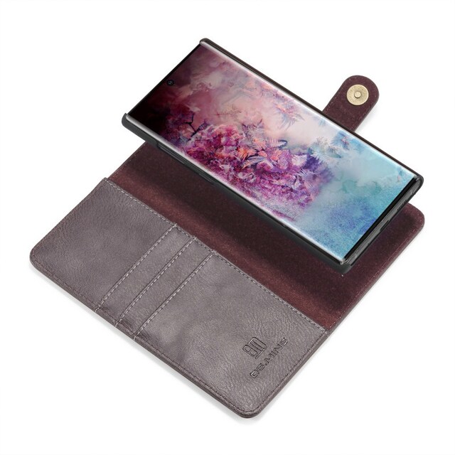 DG-Ming Wallet 2i1 til Samsung Galaxy Note 10 Plus (SM-N975F)  - Grå