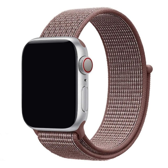 Apple Watch 42mm Nylon armbånd - Smokey Mauve