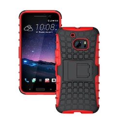 Stødfast Cover med stativ HTC 10 stativ : farve - rød