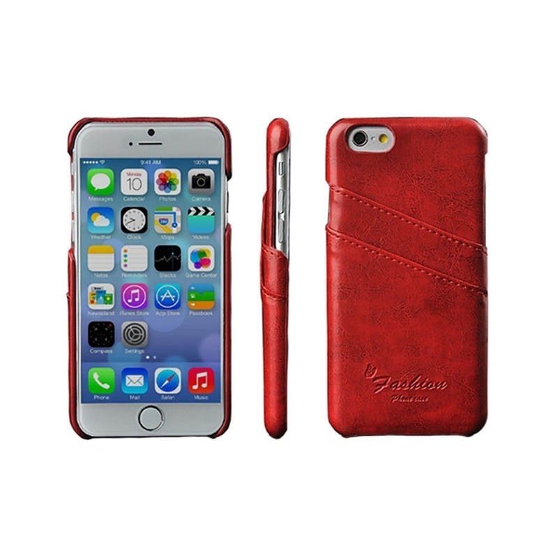 Retro Cover 2-kort Apple iPhone 5, 5S, 5SE : farve - rød | Elgiganten