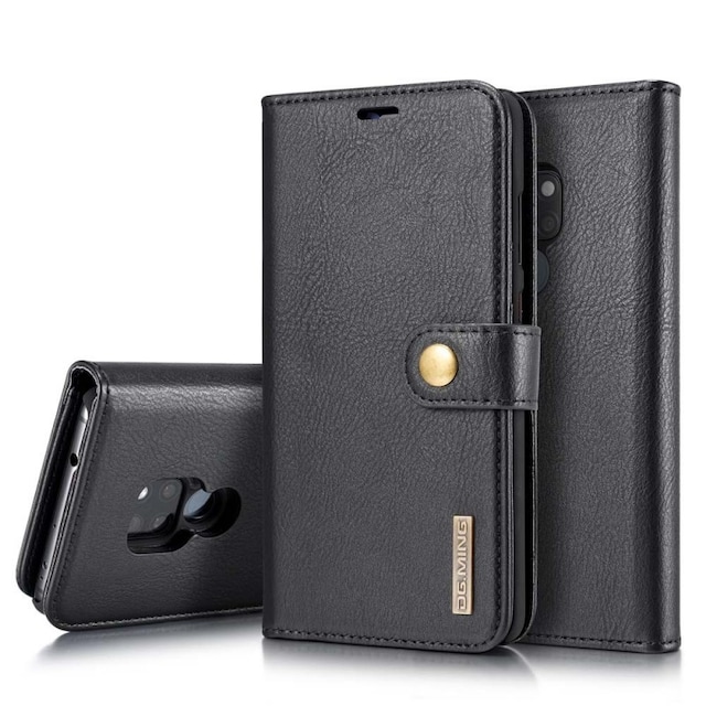 DG-Ming Wallet 2i1 til Huawei Mate 20 (HMA-L29)  - sort