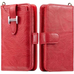 Multi Wallet 3i1 9-kort Samsung Galaxy S10 (SM-G973F)  - rød