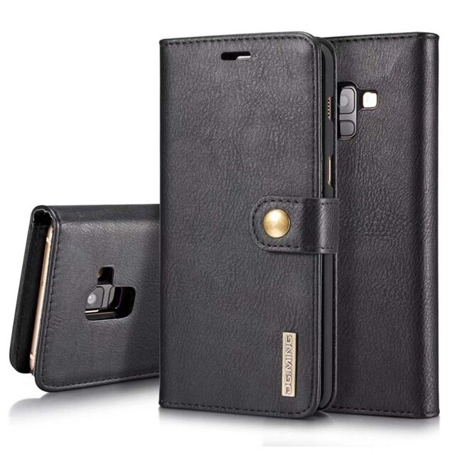 DG-Ming Wallet 2i1 til Samsung Galaxy J6 (SM-J600F)  - sort