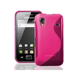 S-Line Silicone Cover til Samsung Galaxy Ace (GT-s5830) : farve - lyserød