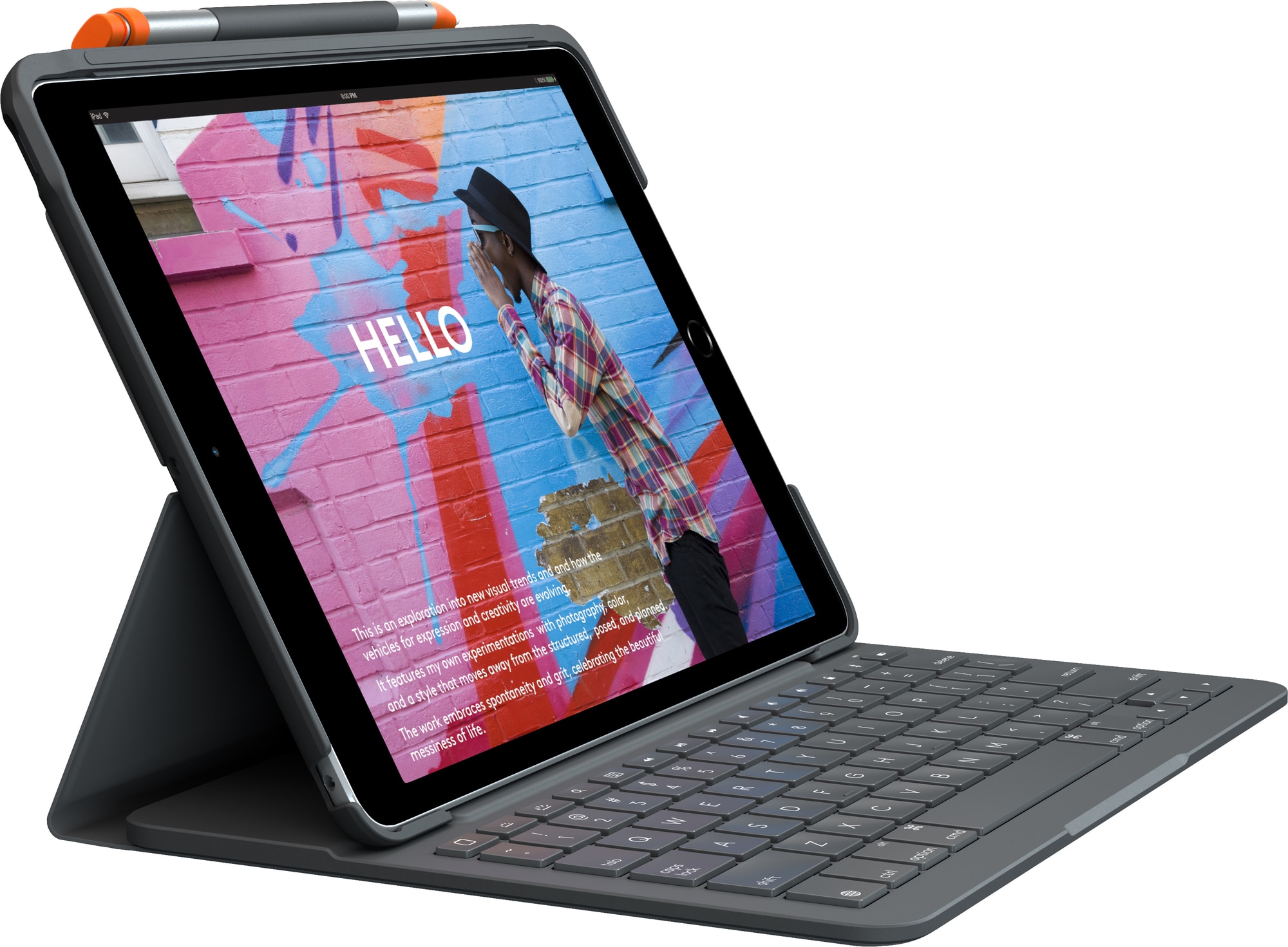 Logitech Slim Folio tastaturcover til 10,2" iPad | Elgiganten