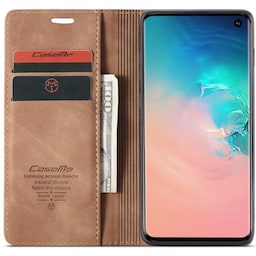 CaseMe Smart Magnet FlipCase Samsung Galaxy S10 (SM-G973F)  - brun