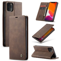 CaseMe Smart Magnet FlipCase Apple iPhone 11 Pro Max (6,5 ")  - kaffe