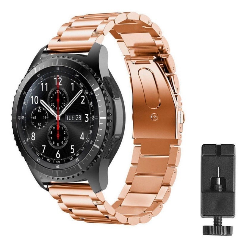 Armbånd RSF stål Samsung Gear S3 Frontier / Classic (Rosè) - Tilbehør ure  og wearables - Elgiganten