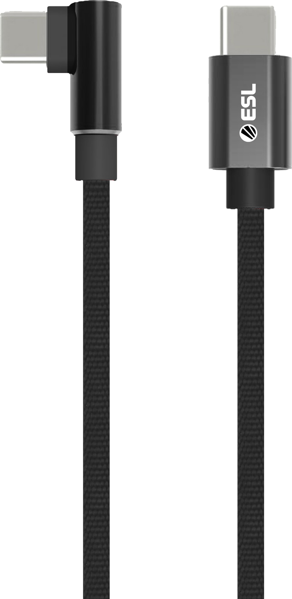 ESL USB-C til USB-C gaming kabel 1 m (sort) | Elgiganten