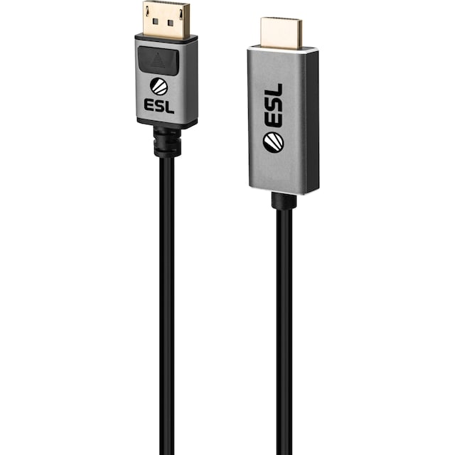 ESL Gaming DisplayPort til HDMI kabel  (2 m)