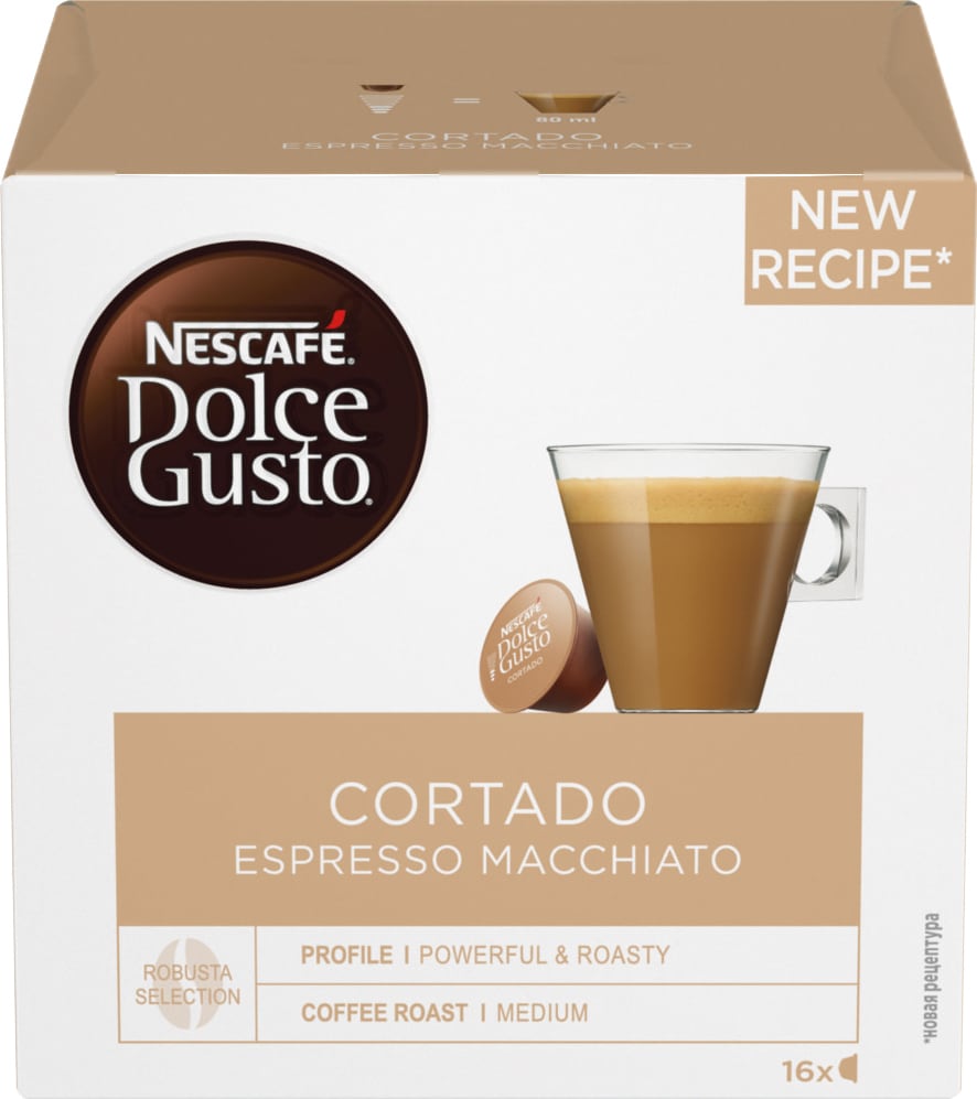 Nescafé Dolce Gusto Cortado Kapsler - Tilbehør Kaffe - Elgiganten
