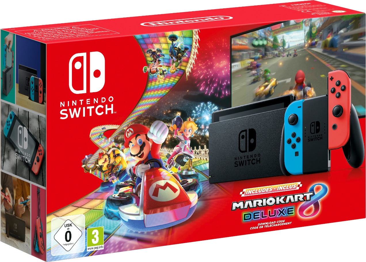 Nintendo Switch gaming-konsol 2019: Mario Kart 8 Deluxe bundle | Elgiganten
