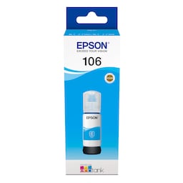 Epson blækflaske 106 EcoTank Cyan