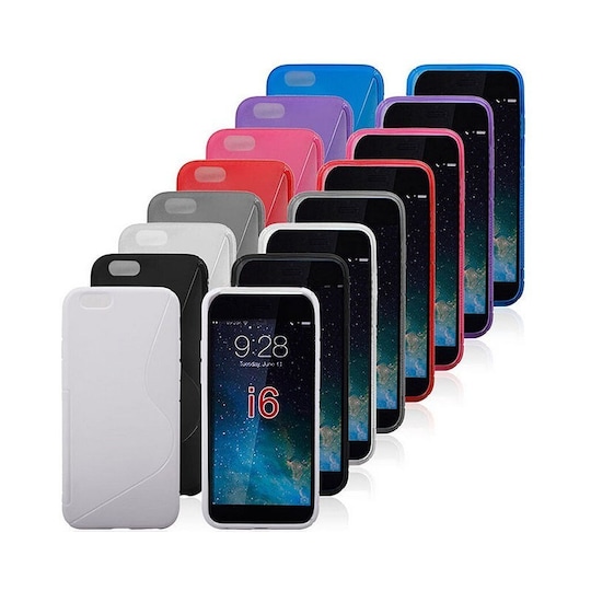 S-Line Silicone Cover til har brug for Apple iPhone 6, 6S : farve - lilla |  Elgiganten