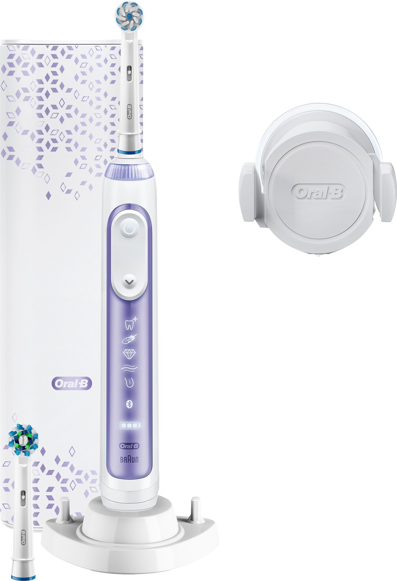 Oral-B Genius elektrisk tandbørste 10100S (lilla) - Elektriske ...