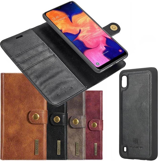 DG-Ming Wallet 2i1 til Samsung Galaxy A10 (SM-A105F)  - sort