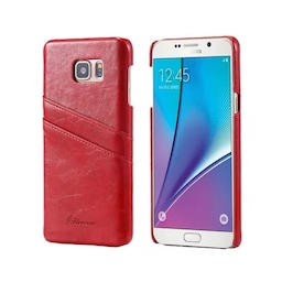 FloveMe Cover med slots Samsung Galaxy Note 5 (SM-920C) : farve - rød
