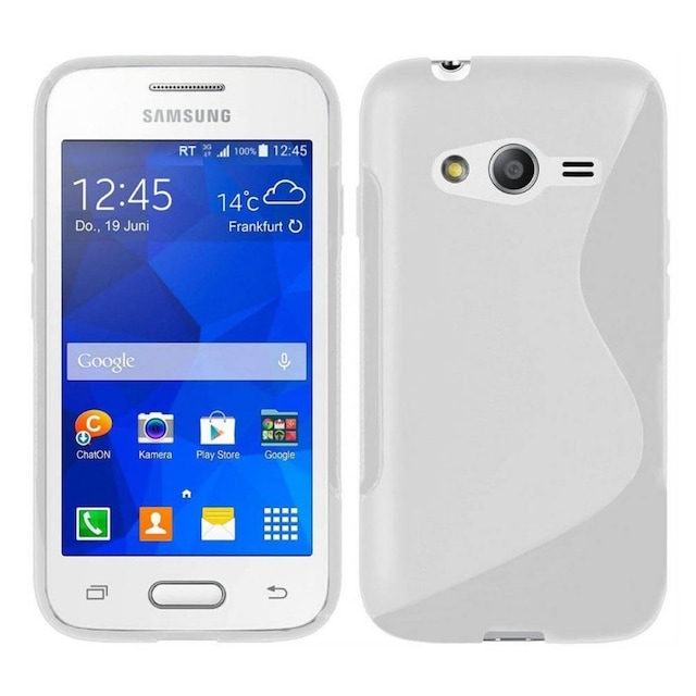 S-Line Silicone Cover til Samsung Galaxy Ace NXT (SM-G31H) : farve - gennemsigtig