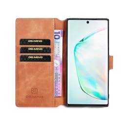 DG-Ming Wallet 3-kort til Samsung Galaxy Note 10 (SM-N970F)  - brun