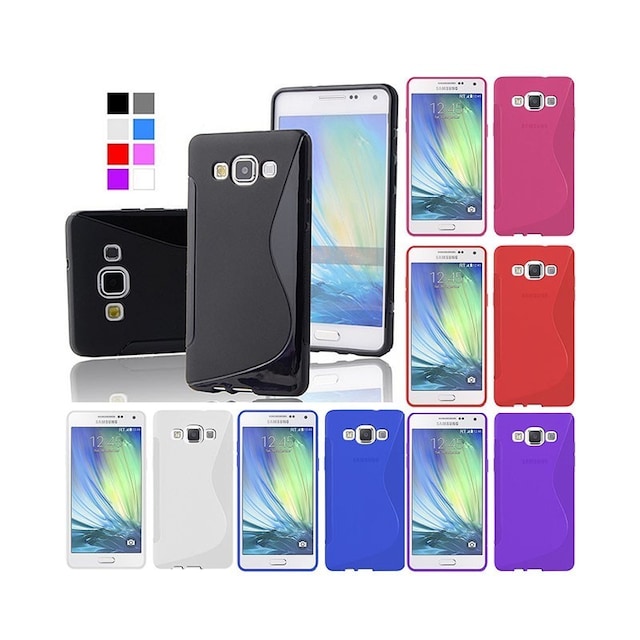 S-Line Silicone Cover til Samsung Galaxy A7 2015 (SM-A700F) : farve - gennemsigtig