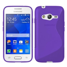 S-Line Silicone Cover til Samsung Galaxy Ace NXT (SM-G31H) : farve - lilla