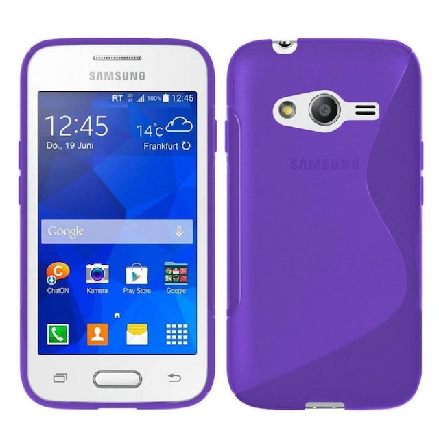 S-Line Silicone Cover til Samsung Galaxy Ace NXT (SM-G31H) : farve - lilla