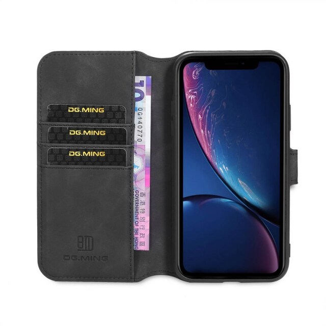 DG-Ming Wallet 3-kort til Apple iPhone 11 (6,1 ")  - sort